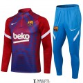 Barcelona Sweat Entrainement Red Blue + Pantalon Blue 2021/2022