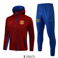 Barcelona Veste Capuche Red + Pantalon Blue 2021/2022