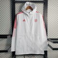 Bayern Munich Vestes Coupe Vent White I 2023/2024