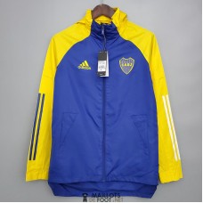 Boca Juniors Vestes Coupe Vent Blue Yellow 2021/2022