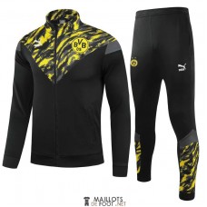 Borussia Dortmund Veste Black Yellow + Pantalon Black 2021/2022