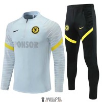 Chelsea Sweat Entrainement Grey Black + Pantalon 2021/2022