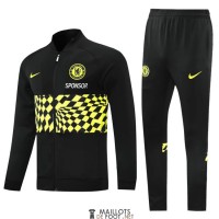 Chelsea Veste Black Yellow + Pantalon Black 2021/2022