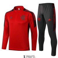 Flamengo Sweat Entrainement Red + Pantalon Black 2021/2022