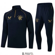 Glasgow Rangers Sweat Entrainement Royal + Pantalon Royal 2021/2022