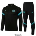 Inter Milan Sweat Entrainement Black + Pantalon Black Blue 2021/2022