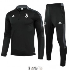 Juventus Sweat Entrainement Black + Pantalon Black 2021/2022