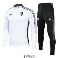 Juventus Sweat Entrainement White + Pantalon Black 2021/2022