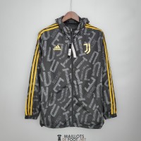 Juventus Vestes Coupe Vent Black Phnom Penh 2021/2022