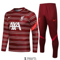 Liverpool Sweat Entrainement Red II + Pantalon Red II 2021/2022