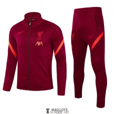 Liverpool Veste Red + Pantalon Red 2021/2022