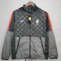 Liverpool Vestes Coupe Vent Black Plaid 2021/2022