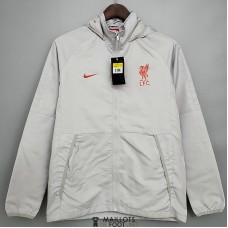 Liverpool Vestes Coupe Vent Grey 2021/2022