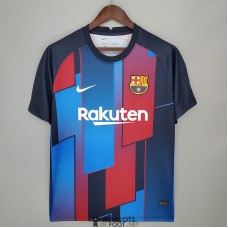 Maillot Barcelona Training Blue Red II 2021/2022