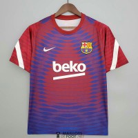 Maillot Barcelona Training Blue Red IV 2021/2022