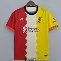 Maillot Liverpool Training Suit Red Yellow I 2022/2023