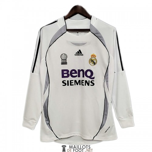 Maillot Manches Longues Real Madrid Retro Domicile 2000/2001