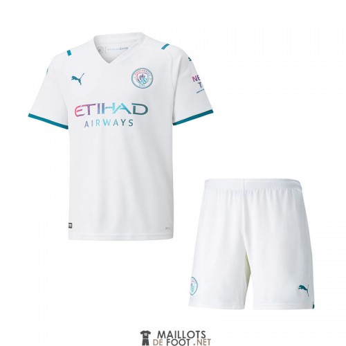 Boutique Maillot de Foot Manchester City Enfant Domicile 2021/22/22  Personnalisés Pas Cher