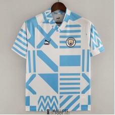 Maillot Manchester City Pre Match Blue White 2022/2023