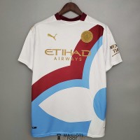 Maillot Manchester City Training Red White Blue 2021/2022