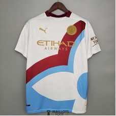 Maillot Manchester City Training Red White Blue 2021/2022