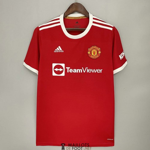 maillot domicile manchester united 21 22