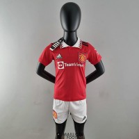 Maillot Manchester United Enfant Domicile 2022/2023