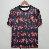 Maillot Manchester United Pre Match Training Black Red 2022/2023