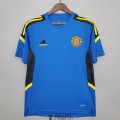 Maillot Manchester United Training Blue IV 2021/2022