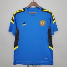 Maillot Manchester United Training Blue IV 2021/2022