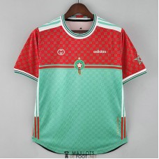 Maillot Maroc x Gucci Special Edition Green 2022/2023