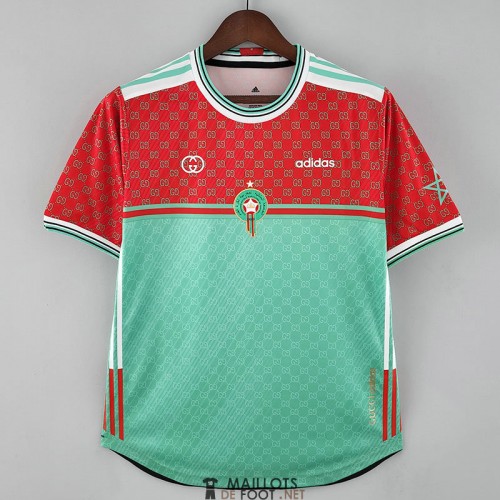 Maillot Maroc x Gucci Special Edition Green 2022/2023 - 18,40€