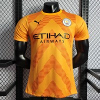 Maillot Match Manchester City Gardien De But Orange 2022/2023