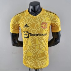 Maillot Match Manchester United Gardien De But Yellow 2022/2023