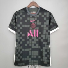 Maillot PSG Black Grey Pink 2021/2022