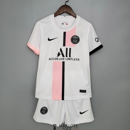 KIT MAILLOT ENFANT/JUNIOR PSG Extérieur 2021-2022