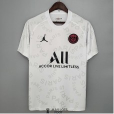 Maillot PSG x JORDAN Training White Paris 2021/2022