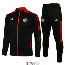 Manchester United Veste Black III + Pantalon Black 2021/2022