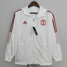 Manchester United Vestes Coupe Vent White I 2022/2023