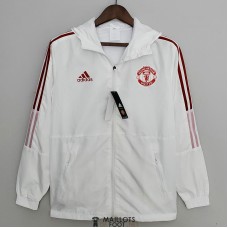 Manchester United Vestes Coupe Vent White I 2022/2023