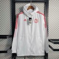 Manchester United Vestes Coupe Vent White I 2023/2024