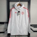 Manchester United Vestes Coupe Vent White I 2023/2024