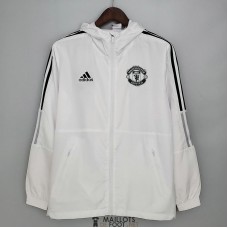 Manchester United Vestes Coupe Vent White III 2021/2022