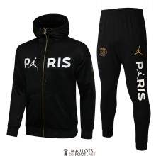 PSG x Jordan Sweat Capuche Black + Pantalon Black 2021/2022