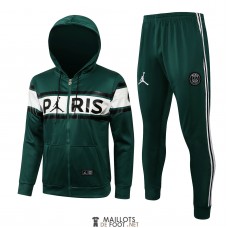 PSG x Jordan Sweat Capuche Green+ Pantalon 2021/2022