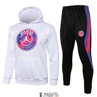 PSG x Jordan Sweat Capuche White I+ Pantalon Black 2021/2022