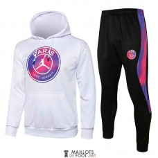 PSG x Jordan Sweat Capuche White I+ Pantalon Black 2021/2022