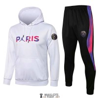 PSG x Jordan Sweat Capuche White II+ Pantalon Black 2021/2022