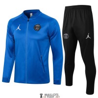 PSG x Jordan Veste Blue + Pantalon Black 2021/2022