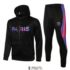 PSG x Jordan Veste Capuche Black I + Pantalon Black 2021/2022